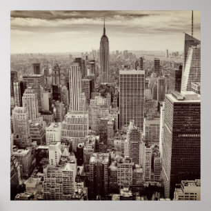 Manhattan, New York (Panorama) Poster