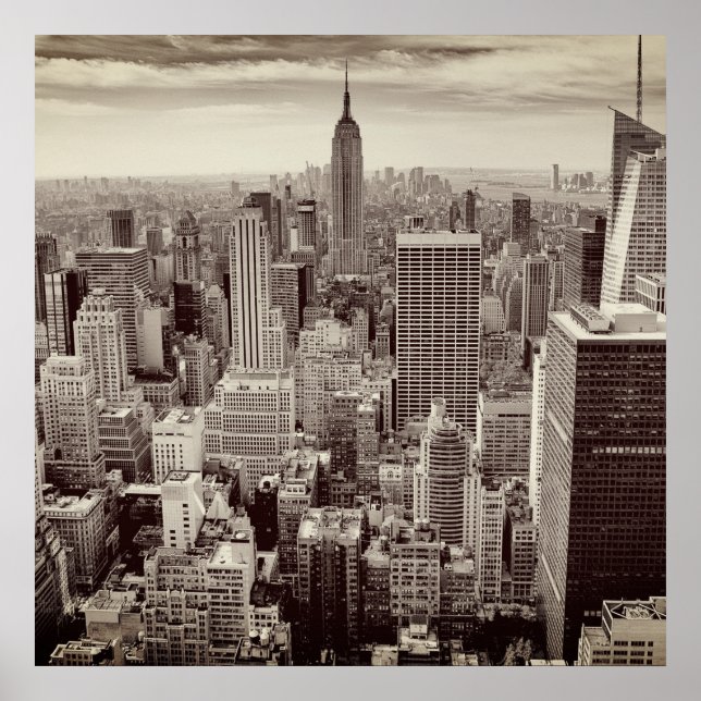 Manhattan, New York (Panorama) Poster (Vorne)