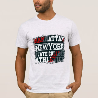 Manhattan New York Staat Uni Athletics T - Shirt