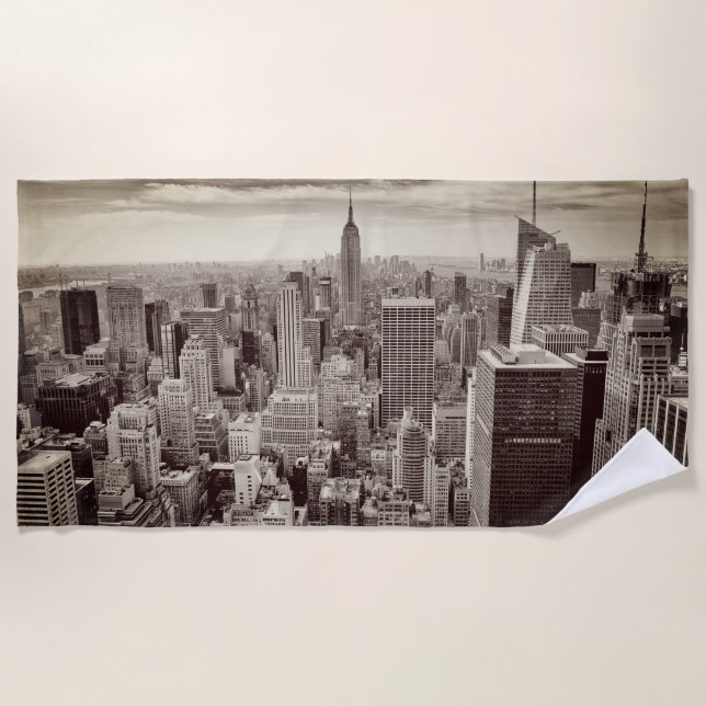 Manhattan, New York Strandtuch (Vorderseite)