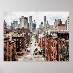 Manhattan, New Yorker Stadtbild-Foto Poster