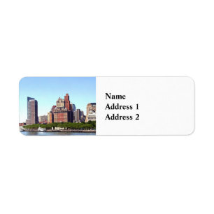 Manhattan NY - Manhattan Skyline an einem klaren T