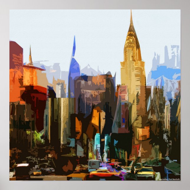 Manhattan, Paul Bamforth Poster (Vorne)