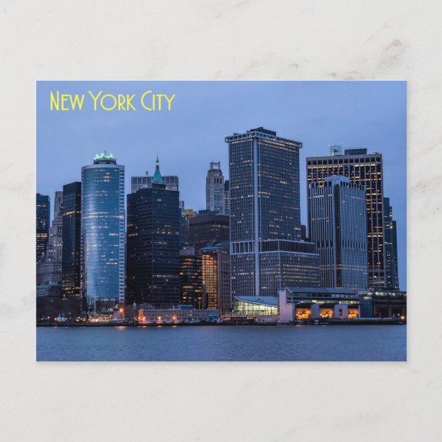 Manhattan Postkarte (Vorderseite)