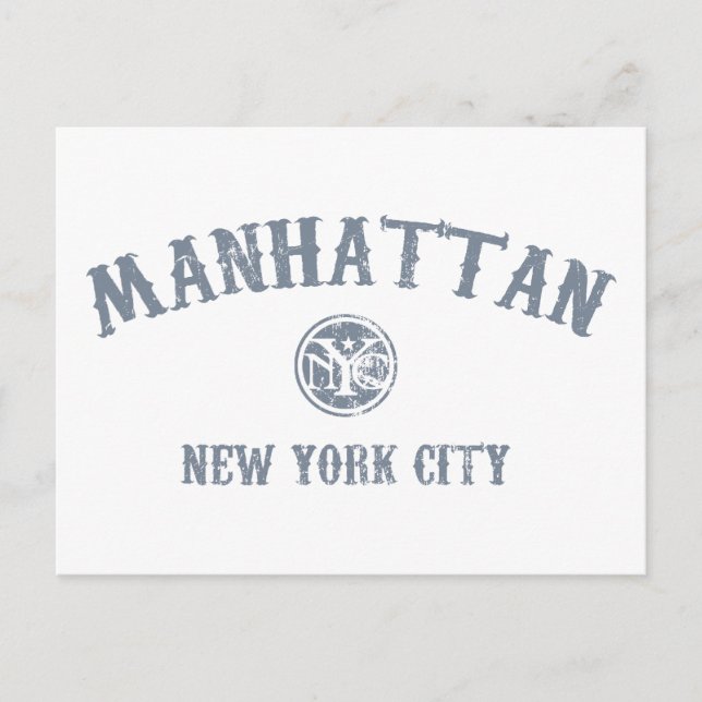*Manhattan Postkarte (Vorderseite)