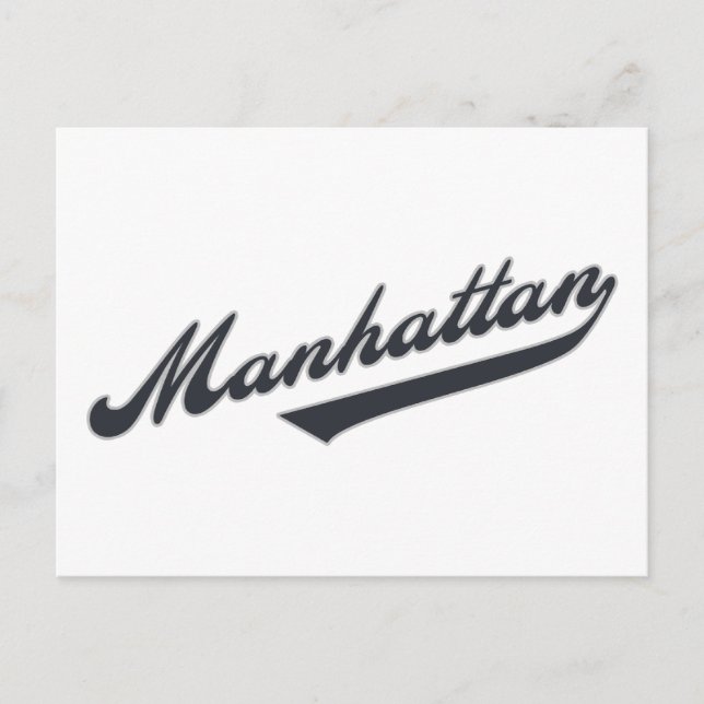 *Manhattan Postkarte (Vorderseite)