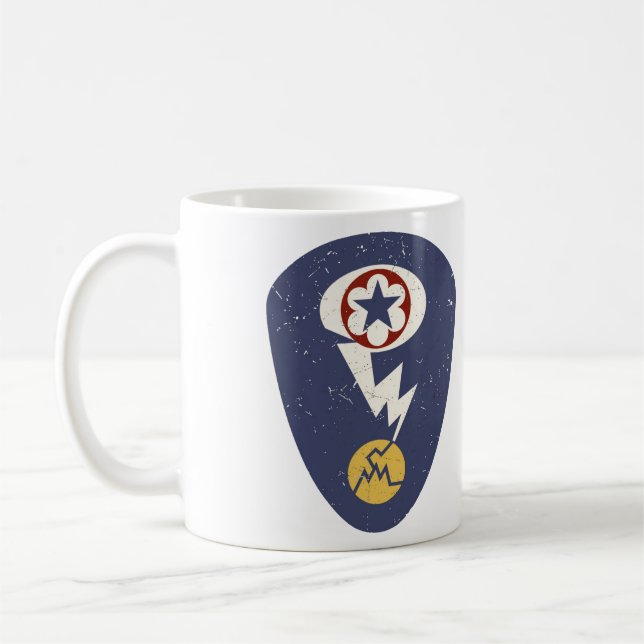 Manhattan Project Insignia Los Alamos, Nuclear WW2 Kaffeetasse (Links)