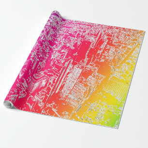 Manhattan Regenbogen Geschenkpapier