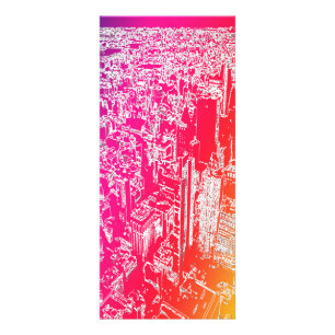 Manhattan-Regenbogen Werbekarte