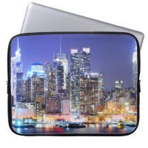 Manhattan Skyline bei Nacht