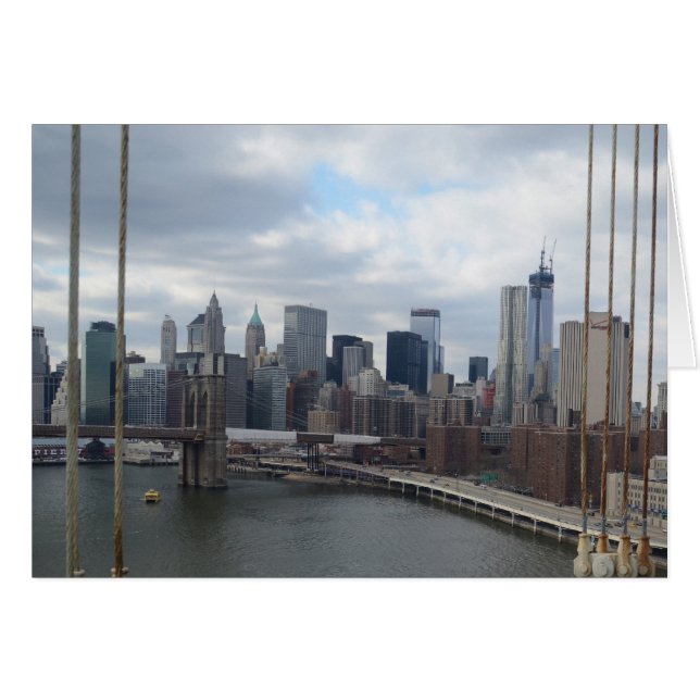 Manhattan Skyline New York (Vorderseite (Horizontal))