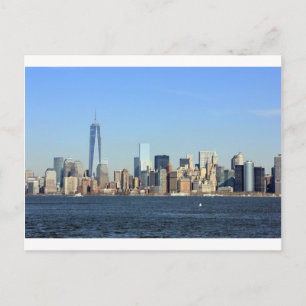 Manhattan Skyline New York City Postkarte