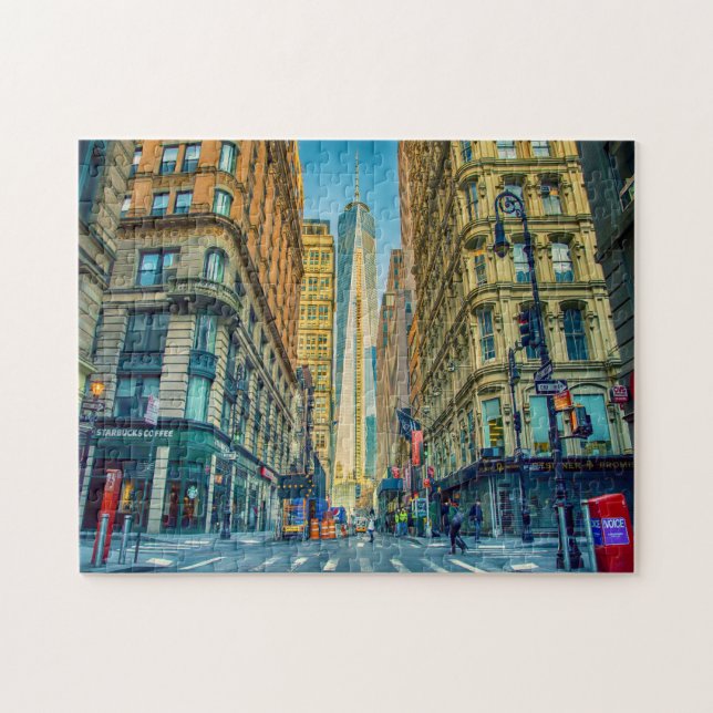 Manhattan Skyline New York. Puzzle (Horizontal)
