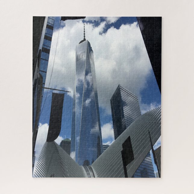 Manhattan Skyline New York. Puzzle (Vertikal)