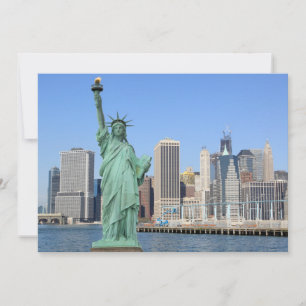Manhattan Skyline und Die Freiheitsstatue