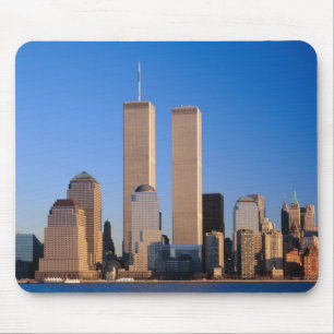 Manhattan Skyline und Hudson River, New York, 2 Mousepad