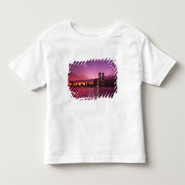 Manhattan Skyline und Hudson River, New York, Kleinkind T-shirt (Vorderseite)