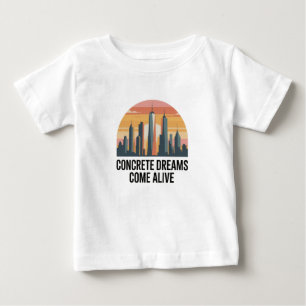 Manhattan State of Mind New York Baby T-shirt