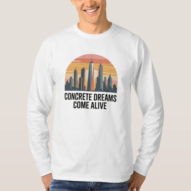 Manhattan State of Mind New York T-Shirt (Vorderseite)