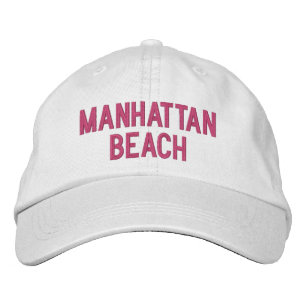 MANHATTAN-STRAND BESTICKTE BASEBALLKAPPE