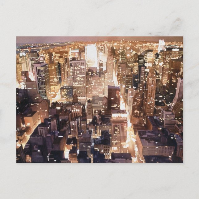 "Manhattan Tapestry" New York Art Postkarte (Vorderseite)