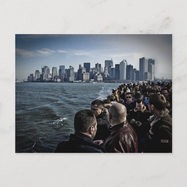 Manhattan Touristen Postkarte (Vorderseite)