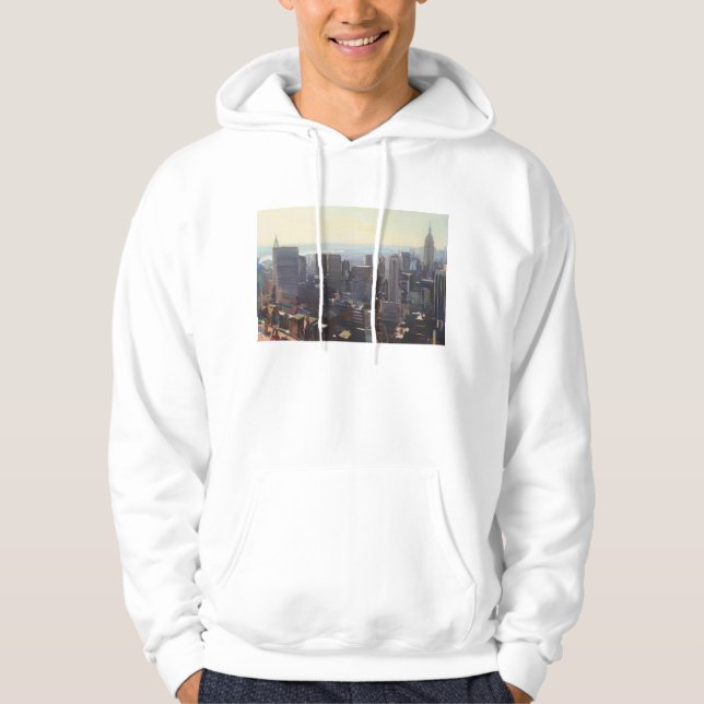 Manhattan vom Rockefeller-Gebäude 2012 Hoodie (Vorderseite)