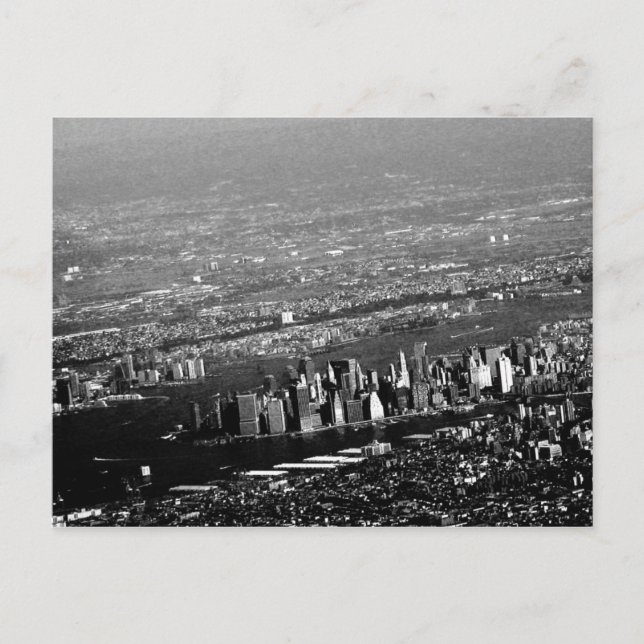 Manhattan von Above Postkarte (Vorderseite)