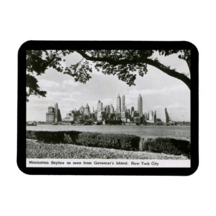 Manhattan von Governor's Island, New York City Magnet