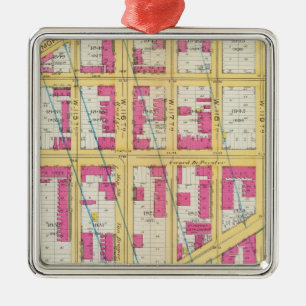 Manhatten, New York 11 Ornament Aus Metall