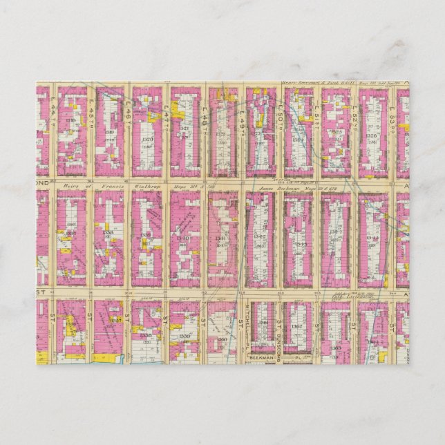 Manhatten, New York 12 Postkarte (Vorderseite)