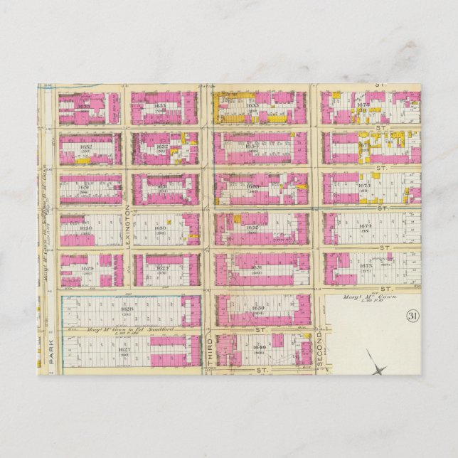 Manhatten, New York 16 Postkarte (Vorderseite)