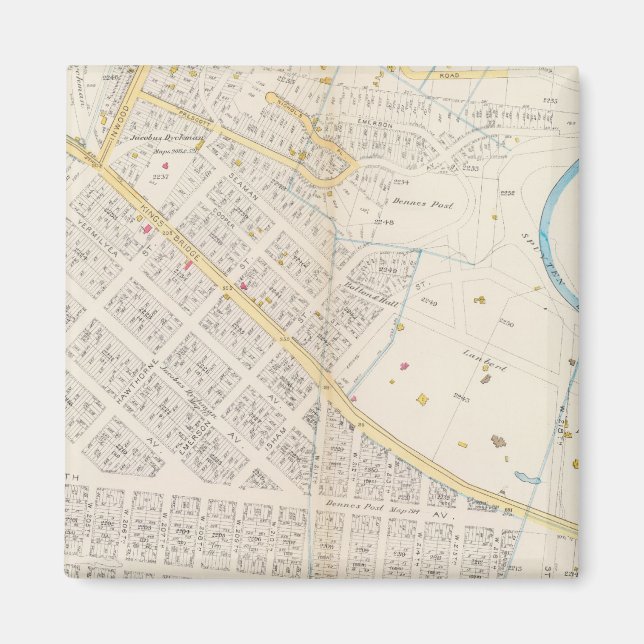 Manhatten, New York 2 Magnet (Vorne)