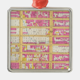 Manhatten, New York 4 Silbernes Ornament