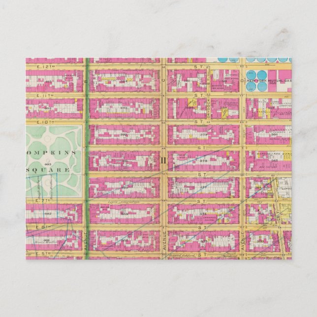 Manhatten, New York Postkarte (Vorderseite)