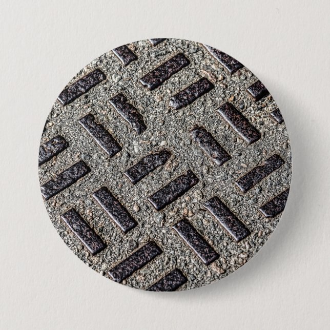 Manhole Cover Button (Vorderseite)