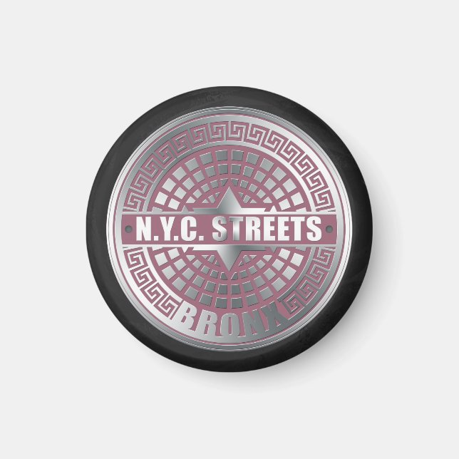 Manhole Covers Bronx Magnet (Vorne)
