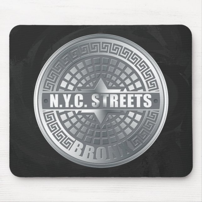 Manhole Covers Bronx Mousepad (Vorne)