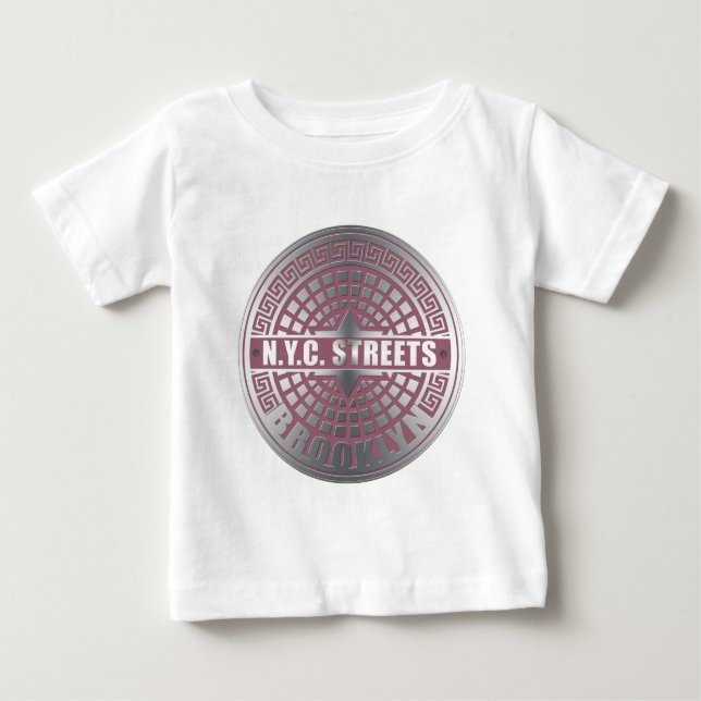 Manhole Covers Brooklyn Baby T-shirt (Vorderseite)
