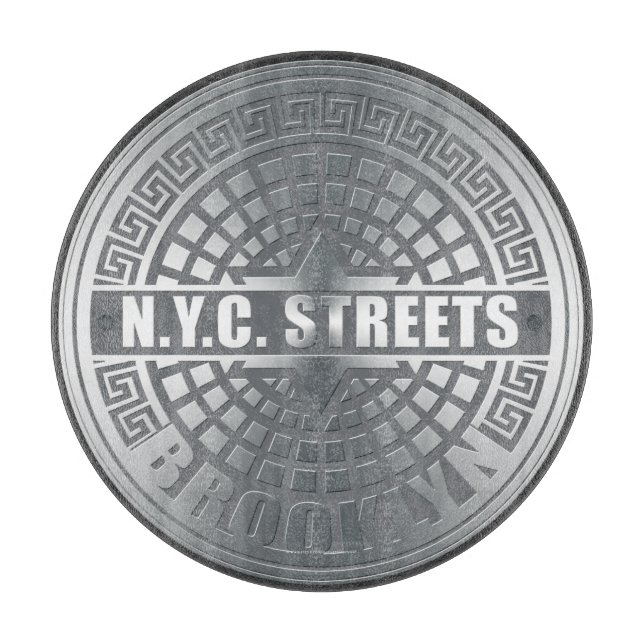 Manhole Covers Brooklyn Schneidebrett (Vorderseite)