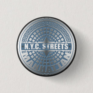 Manhole Covers Manhattan Button