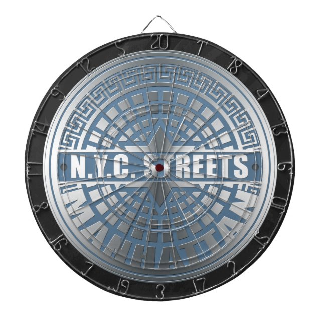 Manhole Covers Manhattan Dartscheibe (vorne)