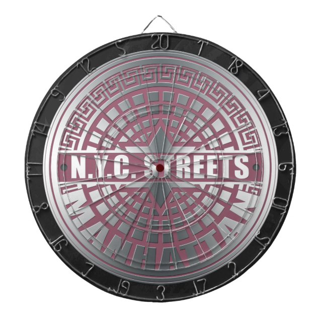 Manhole Covers Manhattan Dartscheibe (vorne)