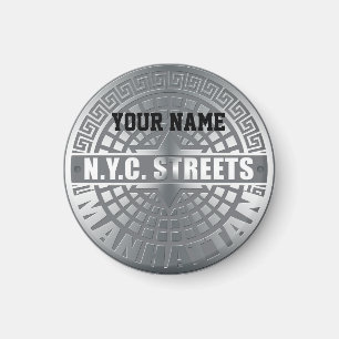 Manhole Covers Manhattan Magnet