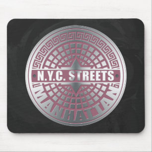Manhole Covers Manhattan Mousepad