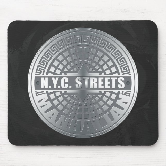 Manhole Covers Manhattan Mousepad (Vorne)