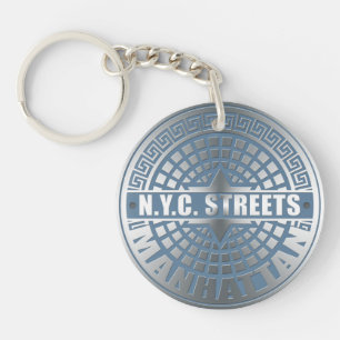 Manhole Covers Manhattan Schlüsselanhänger