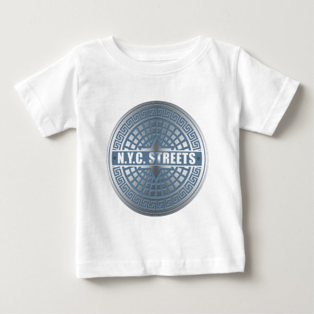Manhole Covers NYC Baby T-shirt (Vorderseite)