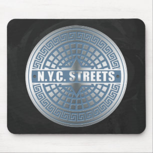 Manhole Covers NYC Mousepad
