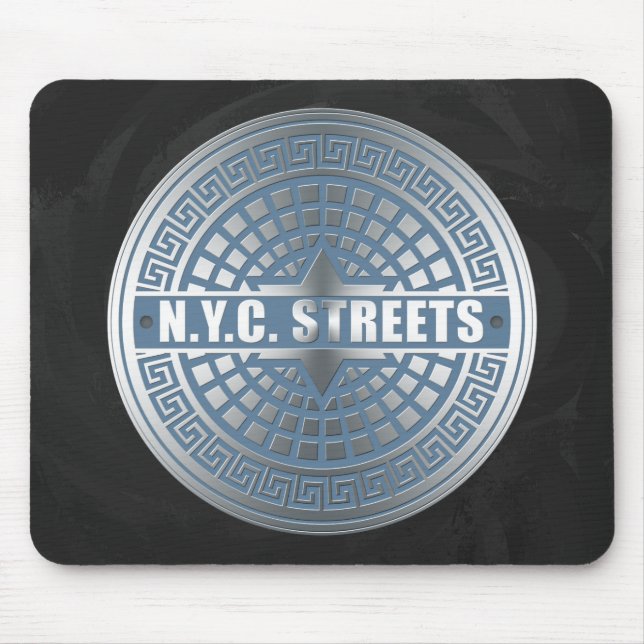 Manhole Covers NYC Mousepad (Vorne)